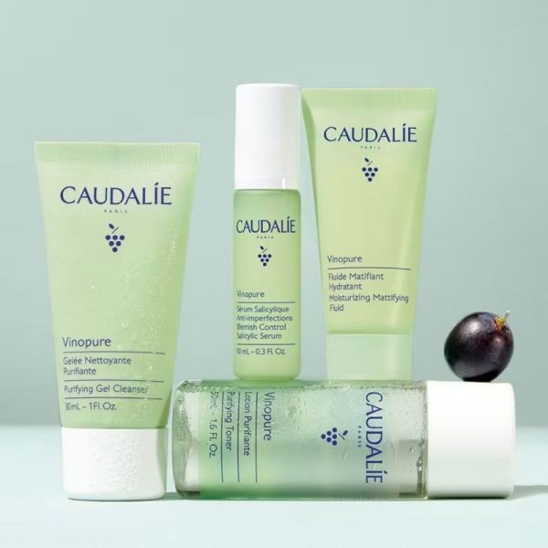 Caudalie Vinopure Starter Kit  4 produits - Routine anti-imperfections 10 jours