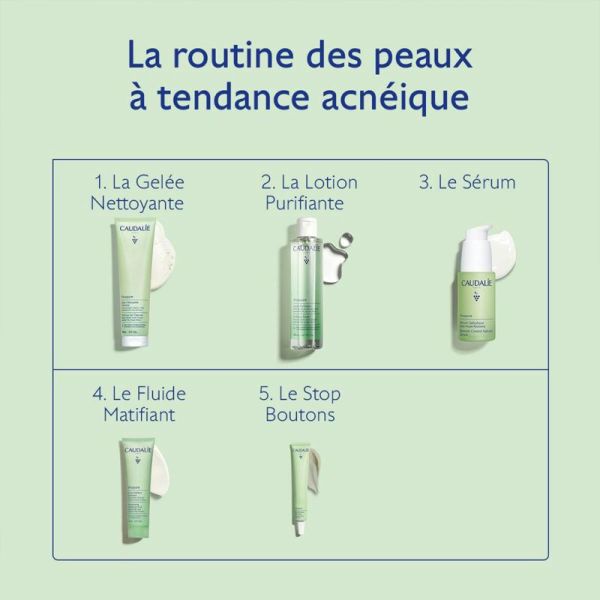 Caudalie Vinopure Gelée Nettoyante à l'Acide Salicylique Purifiante 150ml – Pureté et fraîcheur