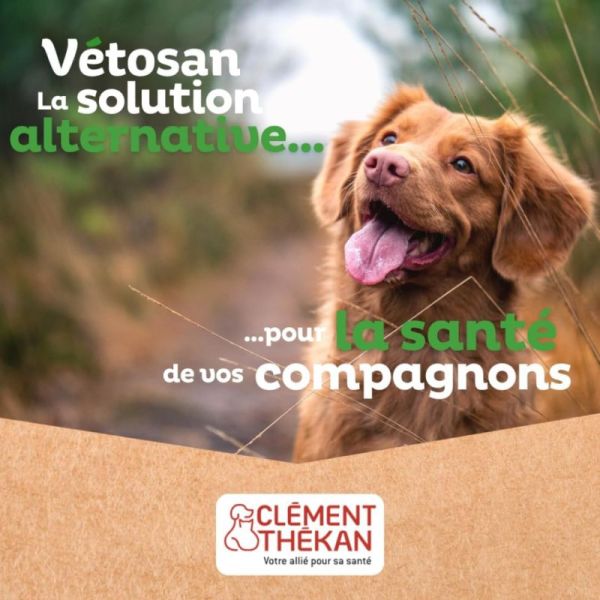 Clément Thékan Shampoing Antiparasitaire Vétosan Chiens et Chats - 200ml