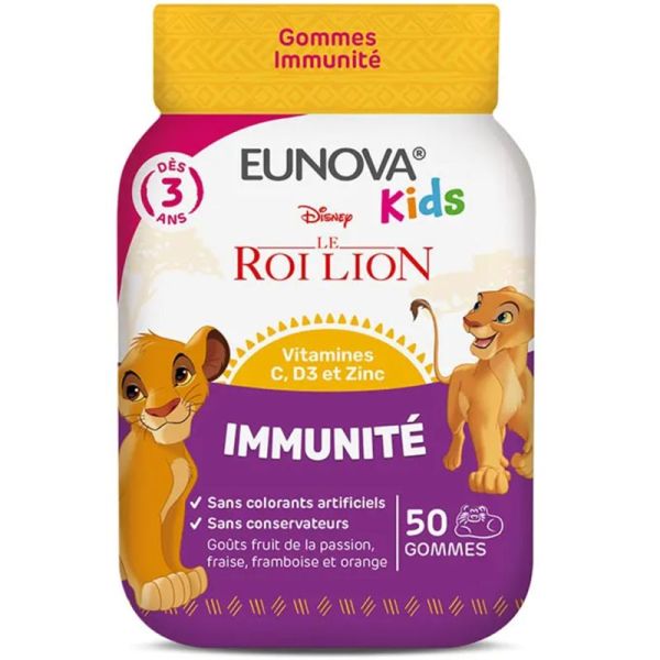 EG Labo Eunova Kids Immunité - 50 gummies - Soutient les défenses naturelles avec gourmandise
