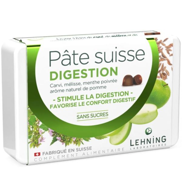 Lehning Pâte Suisse Digestion 40 gummies – Confort et ballonnements