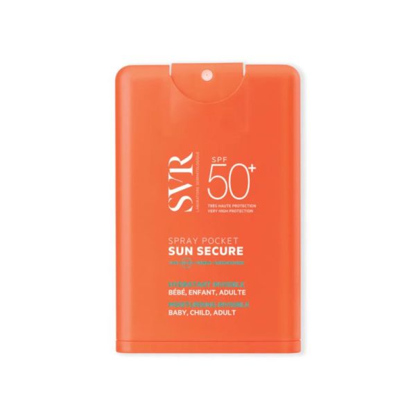 SVR Sun Secure Spray Pocket SPF50+ Protection solaire pratique - 20 ml