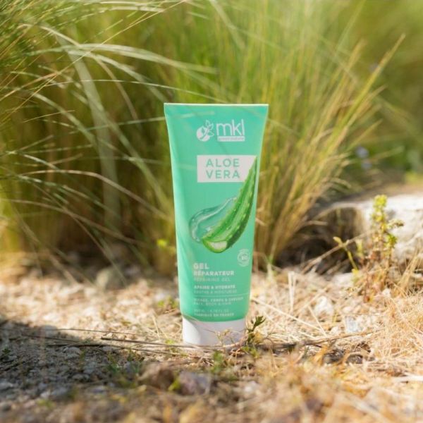 MKL Gel Réparateur Aloe Vera 200 ml - Apaise, répare et hydrate la peau