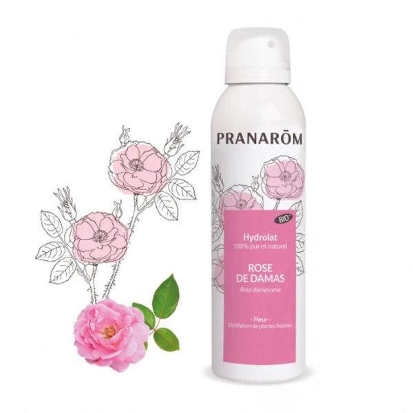 Pranarôm Hydrolat de Rose de Damas Tonifiant Bio - 50ml