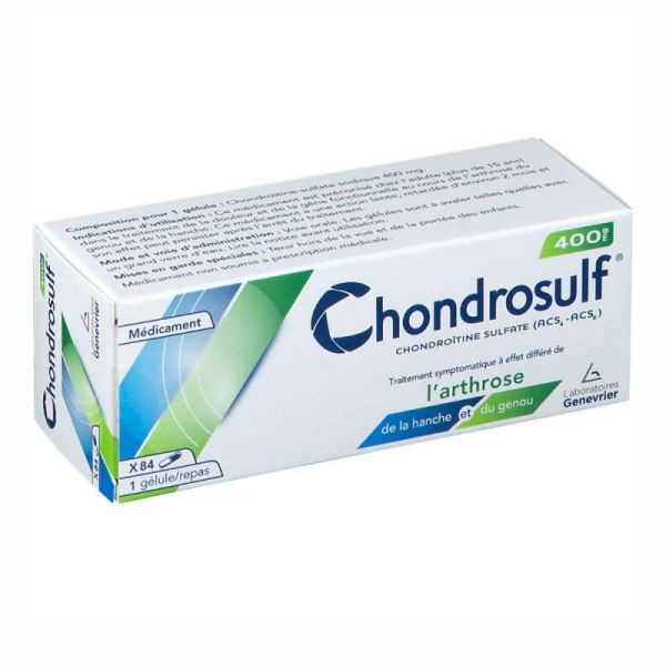 Chondrosulf 400mg 84 gélules