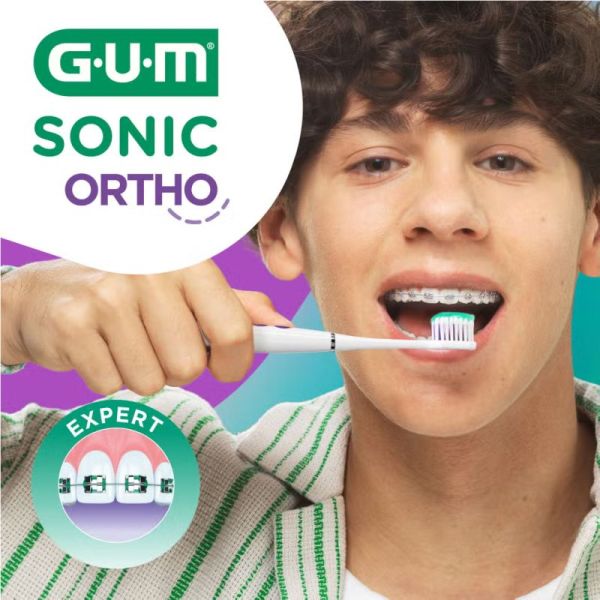 GUM Ortho Gel Dentifrice 75ml – Protection et soin orthodontique