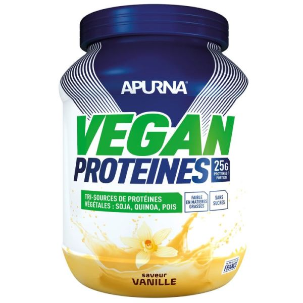 Apurna Vegan Protéines Vanille - 660g