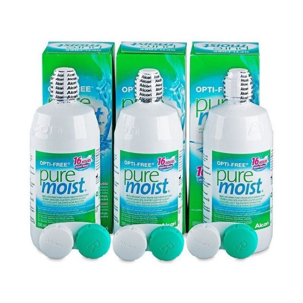 Alcon Opti_Free PureMoist Pack de 3 flacons de 300ml