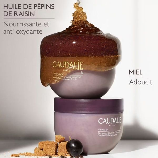 Caudalie Vinosculpt Gommage Crushed Cabernet 250g – Peau neuve et lisse
