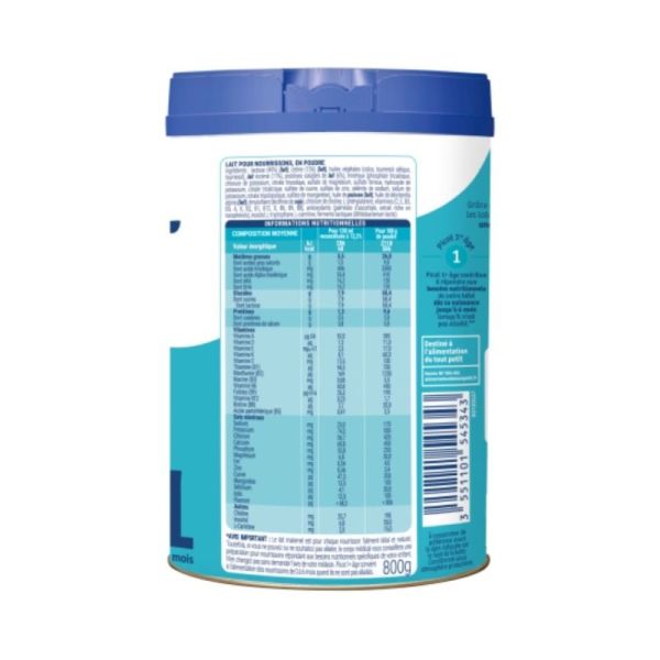 Picot TriLacta 1er âge (0-6 mois) Lait en Poudre 800g - Répond aux besoins nutritionnels des nourrissons