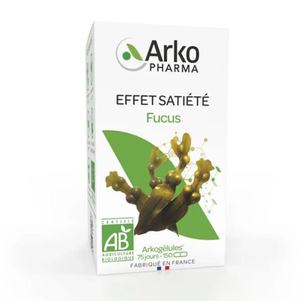 Arkopharma Arkogélules Fucus Bio 150 gélules - Effet de satiété