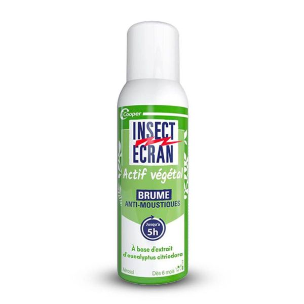 Insect Ecran Brume Anti-Moustiques Actif Végétal - 100ml - Protection naturelle pour toute la famille