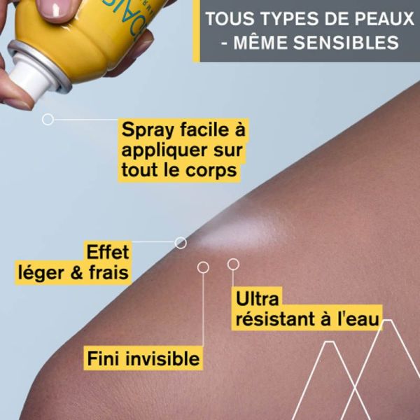 Uriage Bariésun Brume Sèche SPF 50+ 200 ml - Très haute protection, texture fraîche, garde la peau hydratée