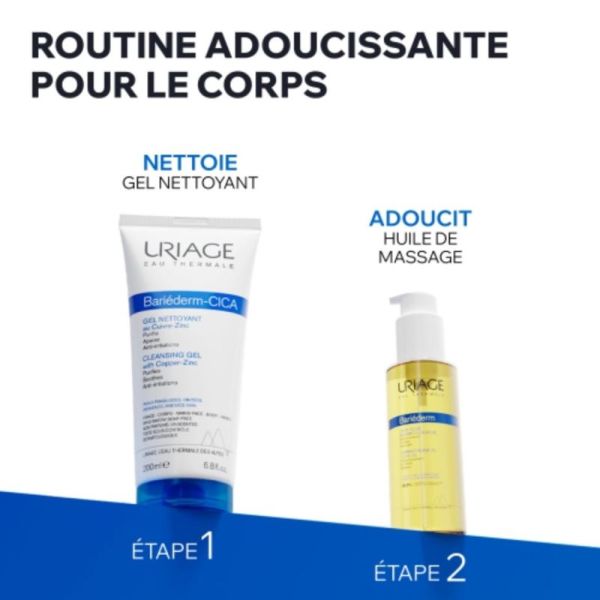 Uriage Bariéderm-Cica Huile Dermatologique 100 ml - Prévient et corrige les vergetures