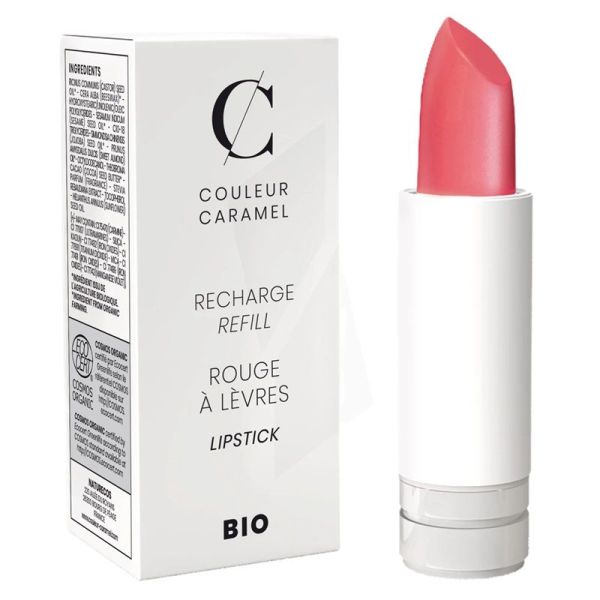 Couleur Caramel Satiné Rouge à Lèvres N°506 Rose Corail - Recharge 3,5g