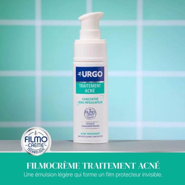 Urgo Traitement Acné Concentré Sébo-Régulateur 30ml – Imperfections et soin