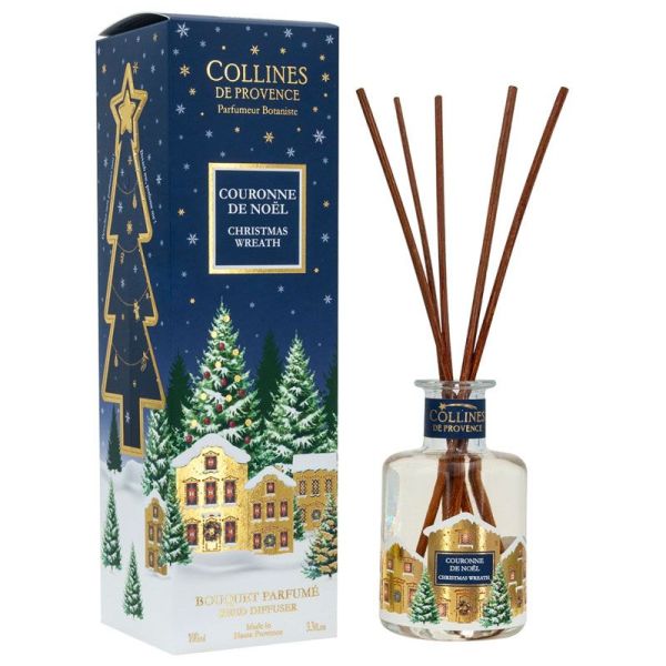 Collines de Provence Bouquet Parfumé - Collection Noël - Couronne de Noël - 100 ml