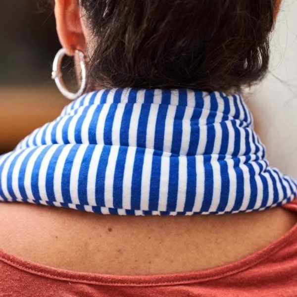 Pelucho Bouillotte Tour de Cou à la Lavande Bandeau - Soulage les tensions musculaires et libère du stress Coloris aléatoire