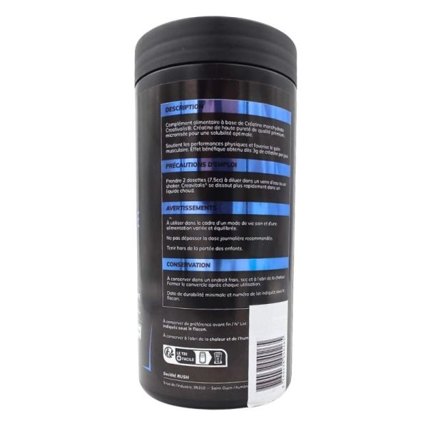 Owari Créatine Monohydrate Creavitalis 90 g - Performances physiques et renforcement musculaire