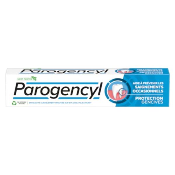 Parogencyl Dentifrice Protection Gencives 75ml - Prévention de l'inflammation gingivale et protection de l'émail