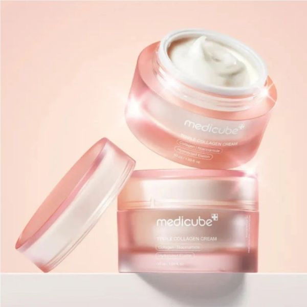 Medicube Triple Collagen Cream 4.0 50ml - Crème visage anti-âge globale, raffermissante et anti-taches
