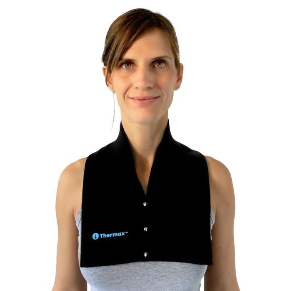 IceThermax Pad Bande Nuque & Thorax Thermo-Thérapeutique Cervicales Noir