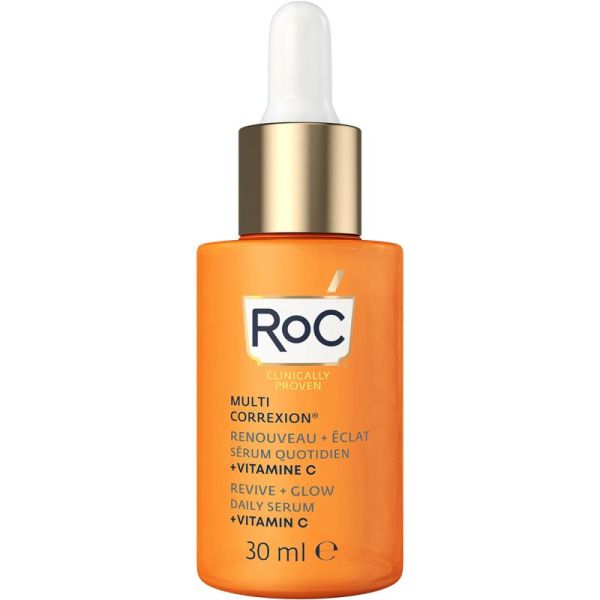 RoC Multi Correxion Renouveau + Éclat Sérum Quotidien 30 ml – Anti-âge et booster de teint