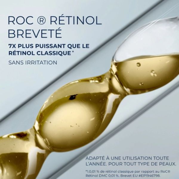 RoC Retinol Correxion Crème Riche Pour Rides Profondes 30 ml - 100 heures d'hydratation