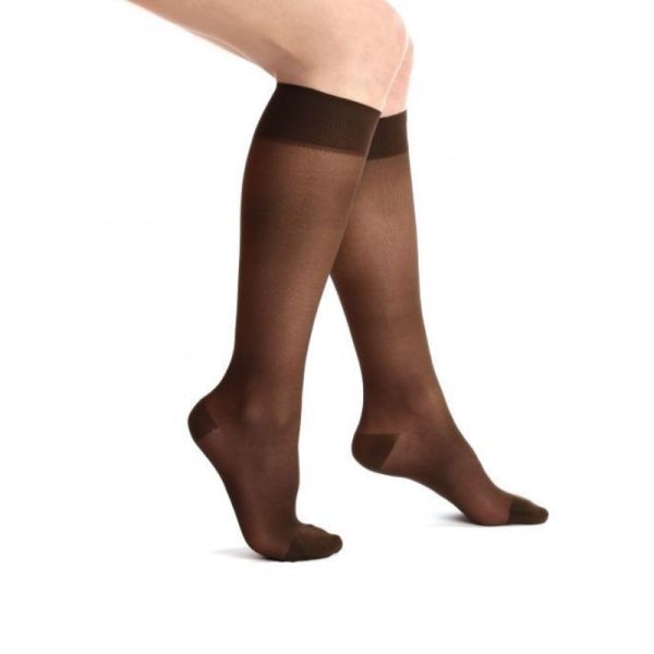 Thuasne Venoflex Incognito Absolu2 Chaussettes de Contention Moka - Long - Taille 1
