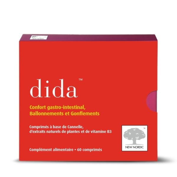 New Nordic Dida 60 comprimés - Confort digestif, ballonnements et gonflements