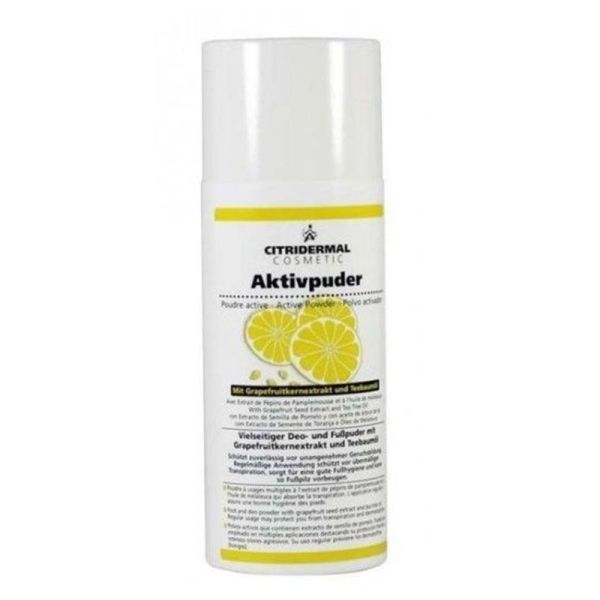 Citridermal talc - Absorbe la Transpiration des Pieds - Apporte une Sensation de Fraîcheur - 100 g