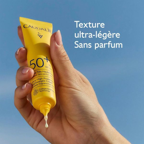 Caudalie Soins Solaires Fluide Très Haute Protection SPF50+ 40ml – Protection et jeunesse
