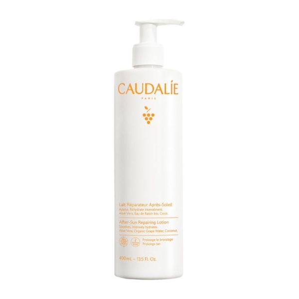 Caudalie Lait Réparateur Après-Soleil Vinosun Protect - 400ml - Hydrate, répare et prolonge le bronzage