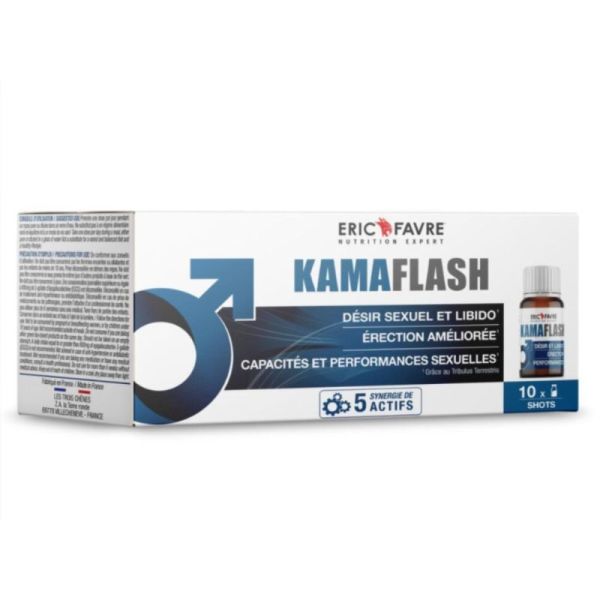 Éric Favre Kamaflash Désir Sexuel & Libido - 10 Shots Fruits Rouges