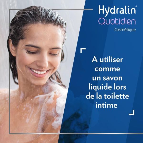 Hydralin Quotidien Gel Lavant - 400 ml - Hygiène Intime Douceur et Respect de l’Environnement