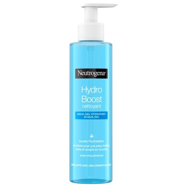 Neutrogena Hydro Boost Nettoyant Aqua-Gel Hydratant - 200 ml - Nettoie, hydrate et rafraîchit la peau