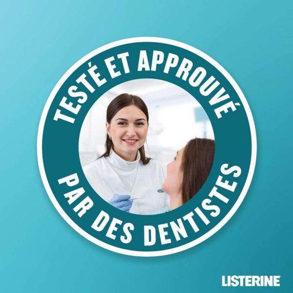 Listerine Bain de Bouche Fraîcheur Intense - 500 ml - Rafraîchit l'haleine et élimine les bactéries
