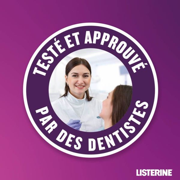Listerine Total Care Goût Plus Léger - 500ml - Menthe Douce - Protection complète sans alcool