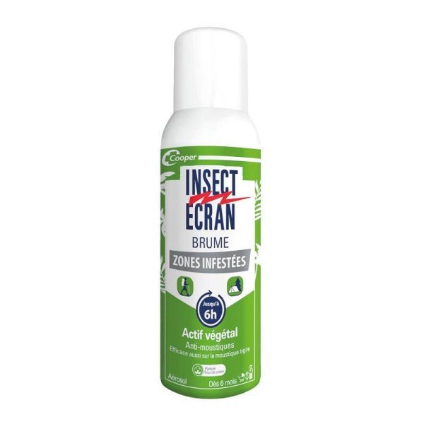 Insect Ecran Brume Anti-Moustiques - 100ml - Actif Végétal - Dès 6 Mois - Protection naturelle