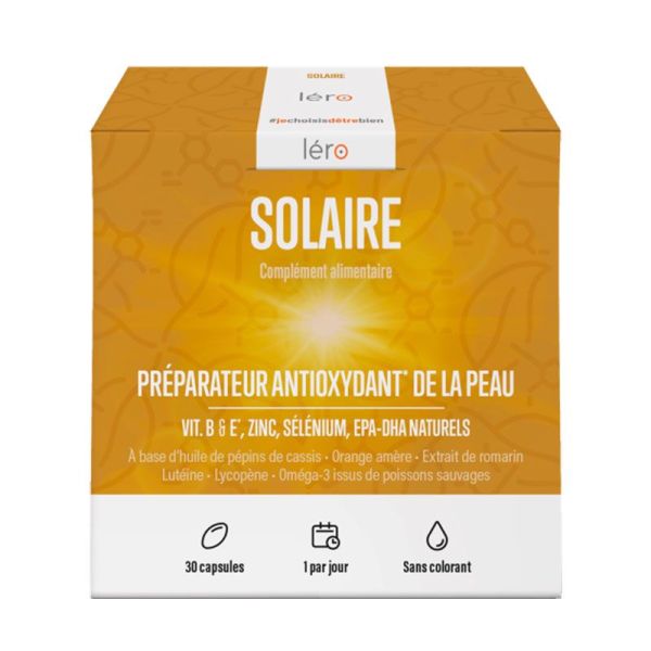 Léro Solaire - Complément Alimentaire Solaire - 30 Capsules