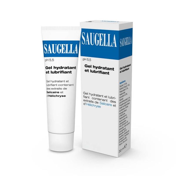Saugella Gel Hydratant et Lubrifiant 30 ml - Apaisant et hydratant, idéal contre la sécheresse intime