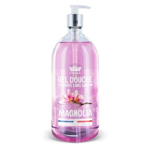 Les Petits Bains de Provence Gel Douche Surgras Sans Savon Magnolia - 1L