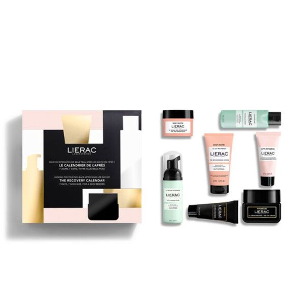 Liérac Le Calendrier de l’Après - Coffret Routine Soin Contenant 7 Produits - Crème, Baume, Lait...