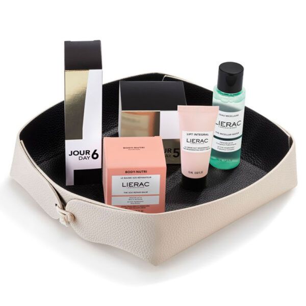 Liérac Le Calendrier de l’Après - Coffret Routine Soin Contenant 7 Produits - Crème, Baume, Lait...