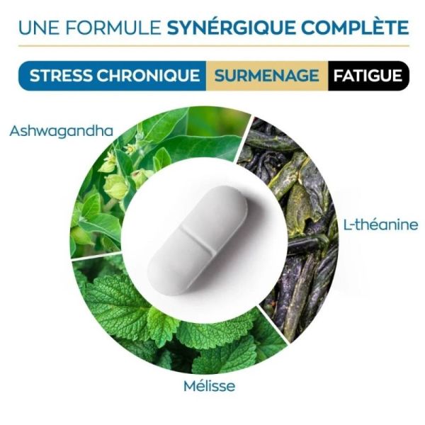 Granions Complexe Cortisol Balance 60 comprimés - Réponse globale au stress chronique