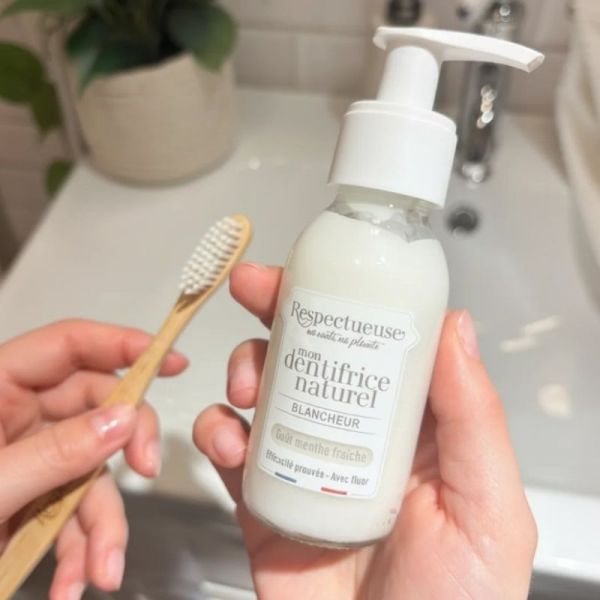 Respectueuse Dentifrice Naturel Blancheur 75ml – blancheur naturelle et protection douce