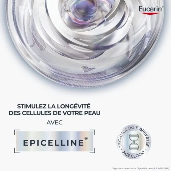 Eucerin Hyaluron-Filler + Longevity Soin de Nuit Épigénétique 50 ml - Régénération nocturne et réduction des rides