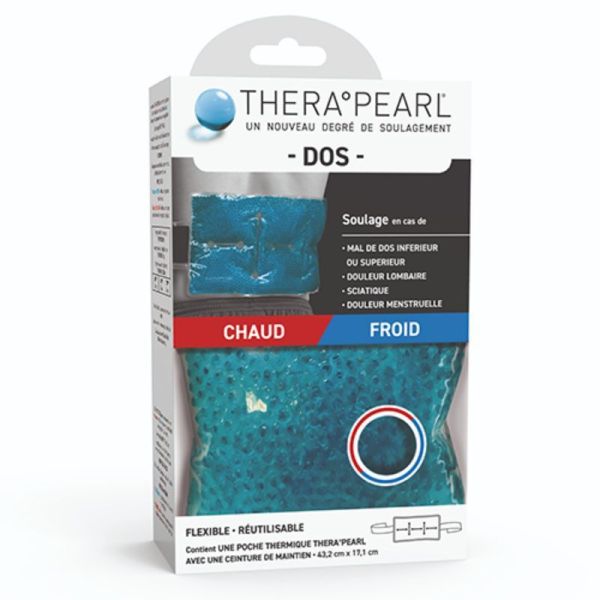 TheraPearl Dos Compresse Chaud ou Froid Avec Ceinture de Maintien