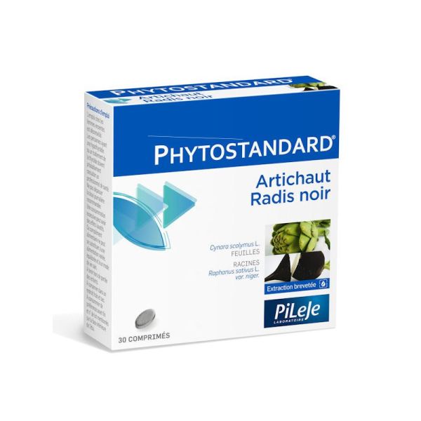 Pileje Phytostandard d'artichaut, radis noir 30 Comprimés