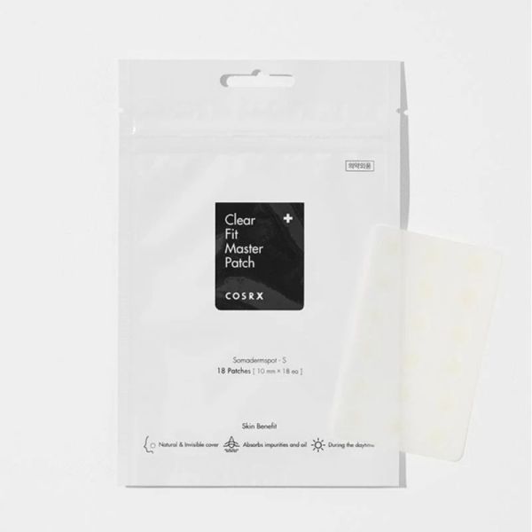 COSRX Clear Fit Master Patch 18 unités - Patchs hydrocolloïdes invisibles anti-imperfections